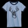 Bella Women's Heather Ringer T-Shirt Thumbnail