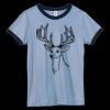 Bella Women's Heather Ringer T-Shirt Thumbnail